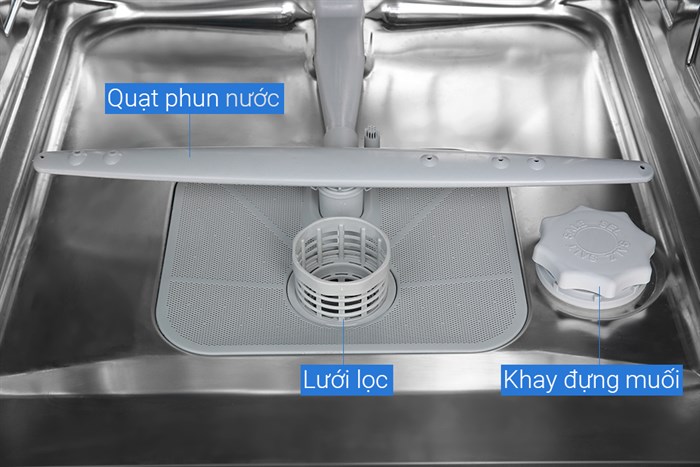 Máy rửa chén độc lập Candy CDPN 1L390PW Màu Trắng