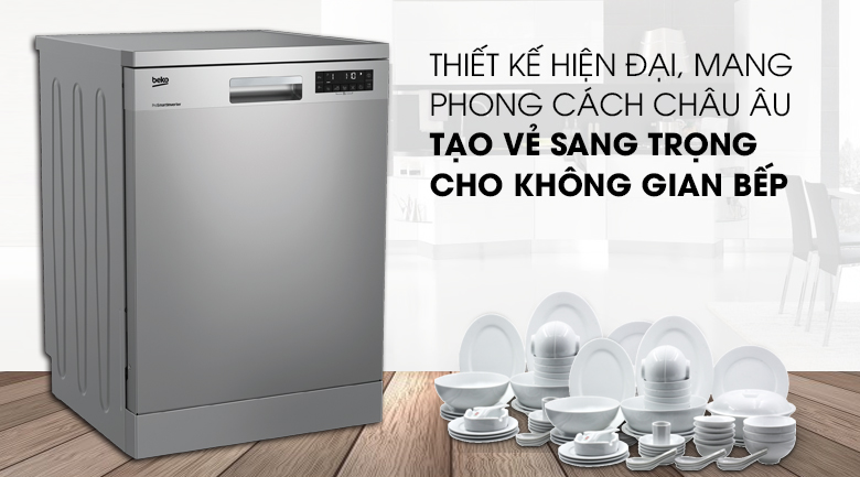 Thiết kế dạng thùng với kiểu dáng hiện đại theo phong cách châu Âu