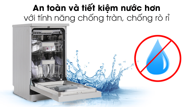 Máy rửa chén độc lập Galanz W45A3A401S-0E1(SS) - An toàn và tiết kiệm nước hơn
