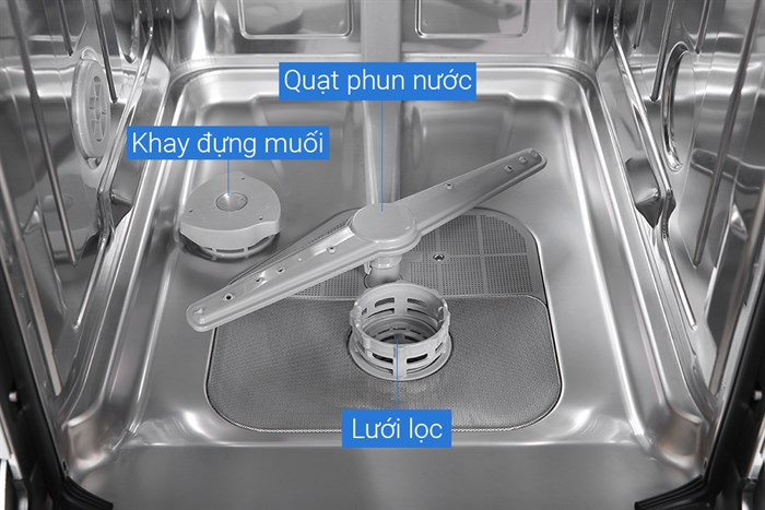 Máy rửa chén độc lập Galanz W45A3A401M-0E1 Màu Bạc Inox