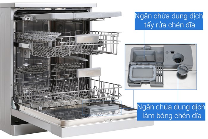 Máy rửa chén độc lập Galanz W60B1A401M-AE5(SS) Màu Bạc Inox