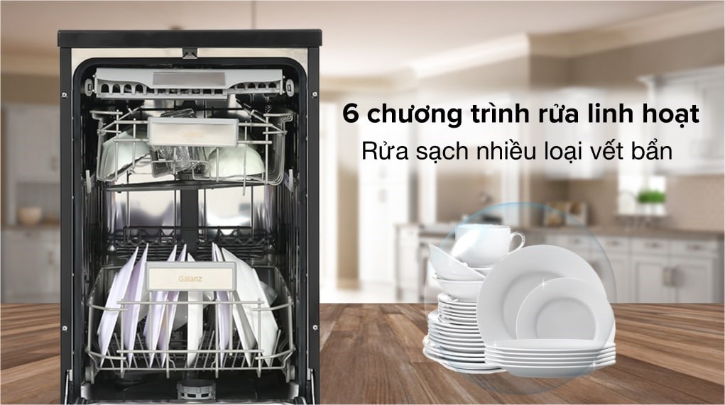 Máy rửa chén độc lập Galanz W45A3A401S-0E1(B) - 8