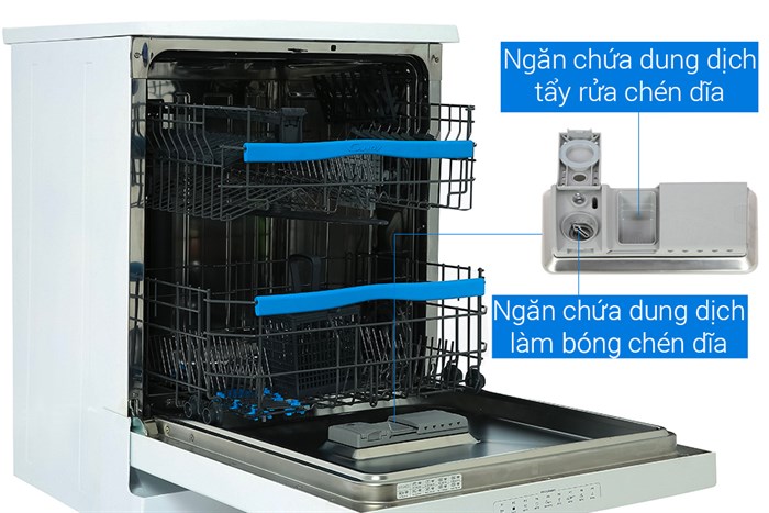 Máy rửa chén độc lập Candy CDPN 4D620PW/E Màu Trắng