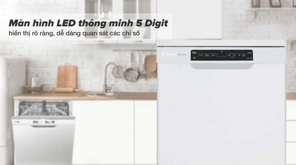 Dễ dàng quan sát và sử dụng nhờ màn hình hiển thị thông minh 5 Digit