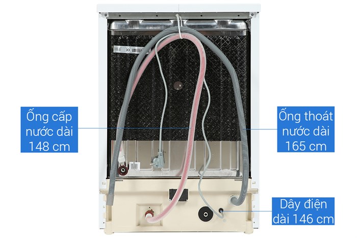 Máy rửa chén độc lập Candy CDPN 4D620PW/E Màu Trắng