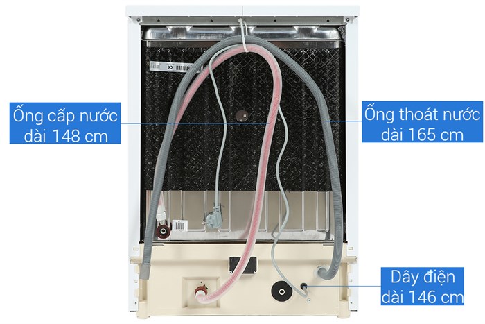 Máy rửa chén độc lập Candy CDPN 4D620PX/E Màu Inox