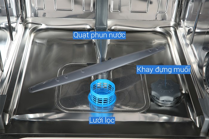 Máy rửa chén độc lập Candy CDPN 4D620PX/E Màu Inox