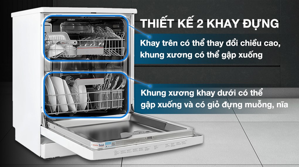 Máy rửa bát độc lập Bosch SMS2IVW01P