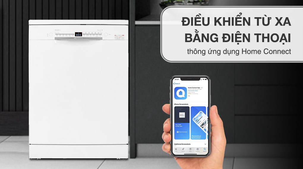 Máy rửa bát độc lập Bosch SMS2IVW01P