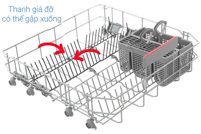 Máy rửa chén độc lập Bosch SMS4IVI01P Màu Bạc