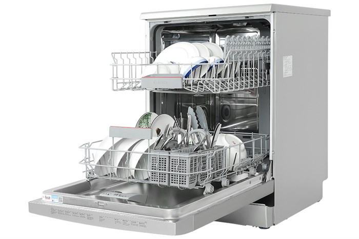 Máy rửa chén độc lập Bosch SMS4IVI01P Màu Bạc
