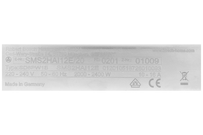 Máy rửa chén độc lập Bosch SMS2HAI12E Màu Bạc