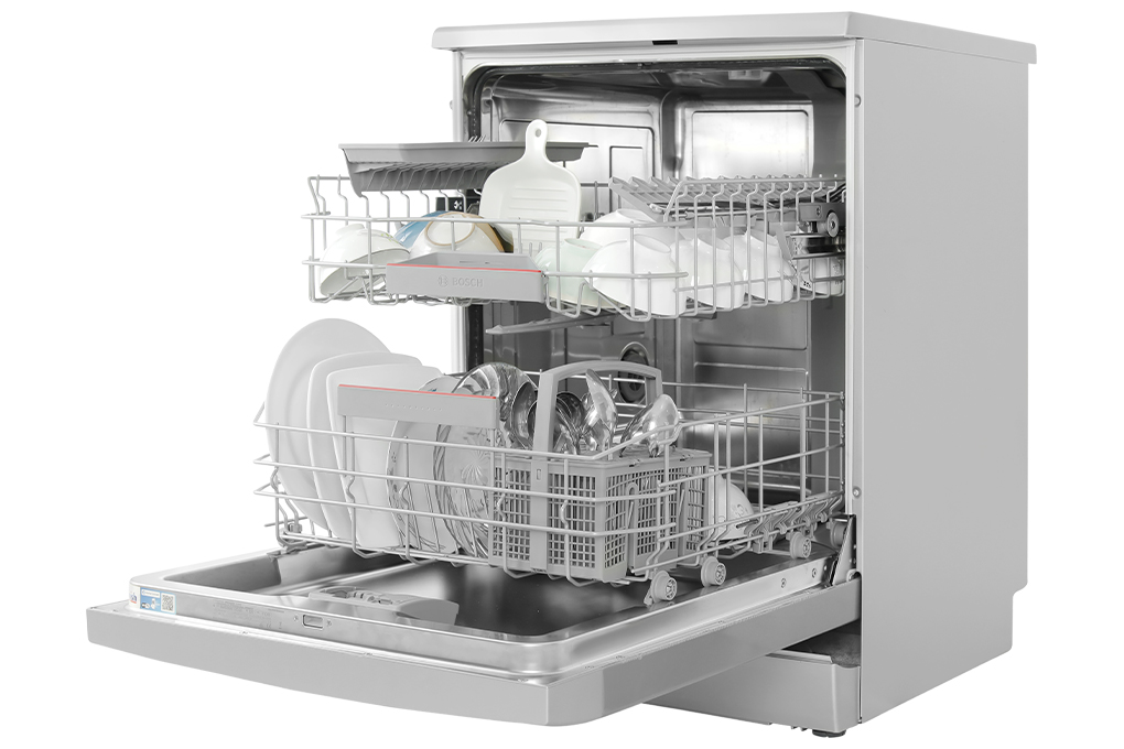 Máy rửa chén độc lập Bosch SMS2HAI12E Màu Bạc