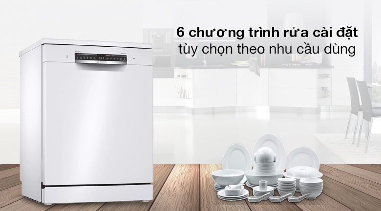 6 chương trình - Máy rửa chén độc lập<h3><span id=