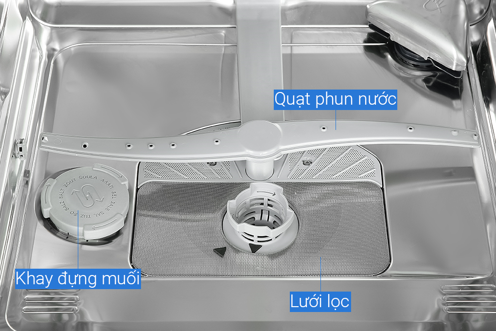 Máy rửa chén độc lập Bosch SMS8YCI01E Màu Bạc