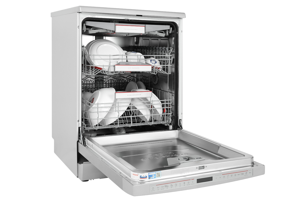 Máy rửa chén độc lập Bosch SMS8YCI01E Màu Bạc