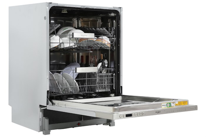 Máy rửa chén âm tủ Whirlpool WIO 3T133P Màu Trắng