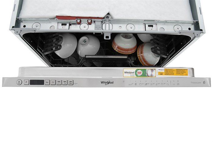Máy rửa chén âm tủ Whirlpool WIO 3T133P Màu Trắng