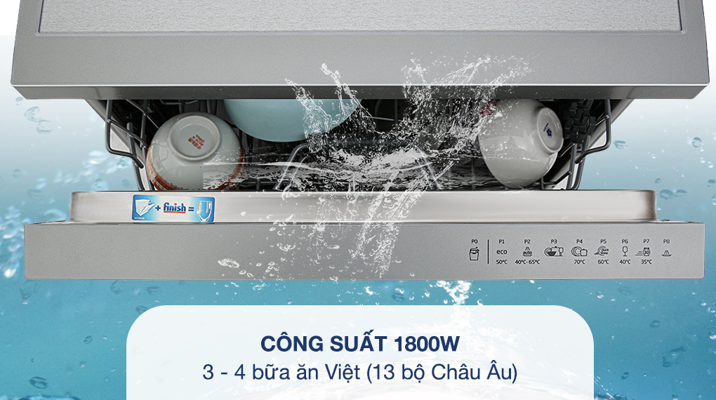 Công suất Máy rửa chén độc lập Beko DFN28424X