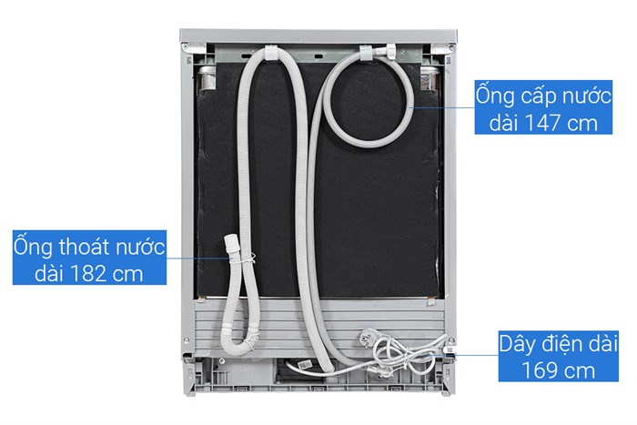 Máy rửa bát độc lập Beko DFN28424X Màu Bạc