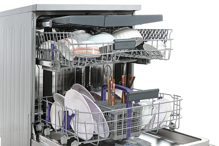 Máy rửa bát độc lập Beko DFN28424X Màu Bạc