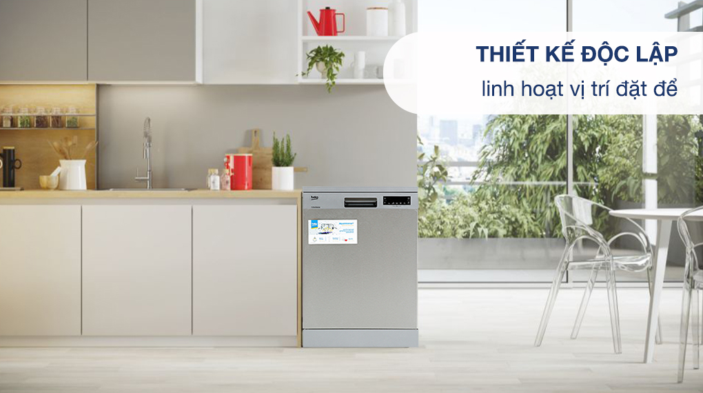 Thiết kế Máy rửa chén độc lập Beko DFN28424X