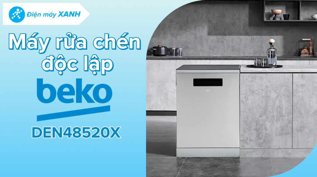 Máy rửa chén độc lập Beko DEN48520X