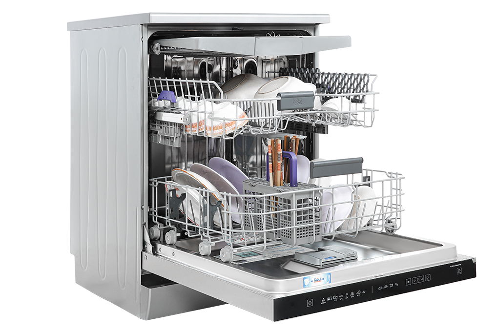 Máy rửa chén độc lập Beko DEN48520X Màu Xám