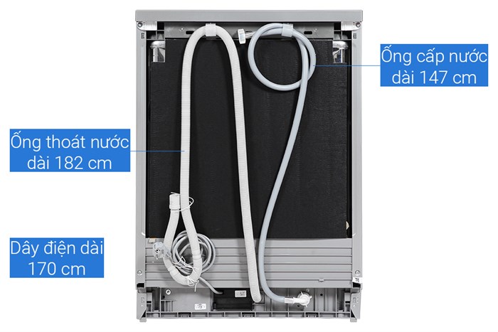 Máy rửa chén độc lập Beko DEN48520X Màu Xám