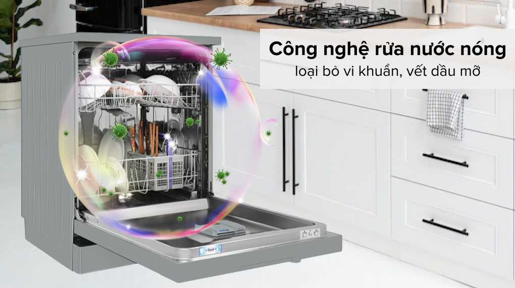 Máy rửa bát độc lập Beko DVN06431S - Công nghệ rửa