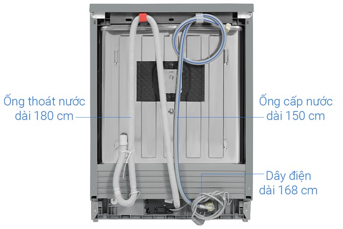 Máy rửa chén độc lập Beko DVN06431S Màu Bạc