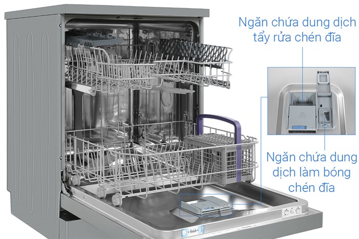 Máy rửa chén độc lập Beko DVN06431S Màu Bạc