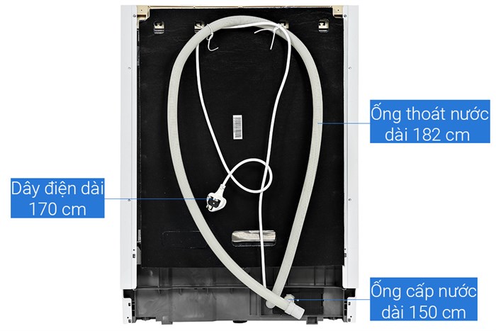 Máy rửa chén bán âm Hafele HDW-HI60C (533.23.120) Màu Xám