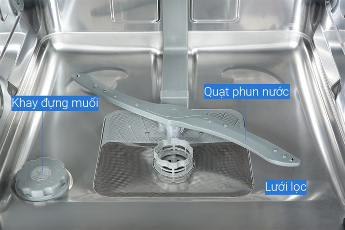 Máy rửa chén âm tủ Hafele HDW-FI60AB (538.21.330) Màu Xám