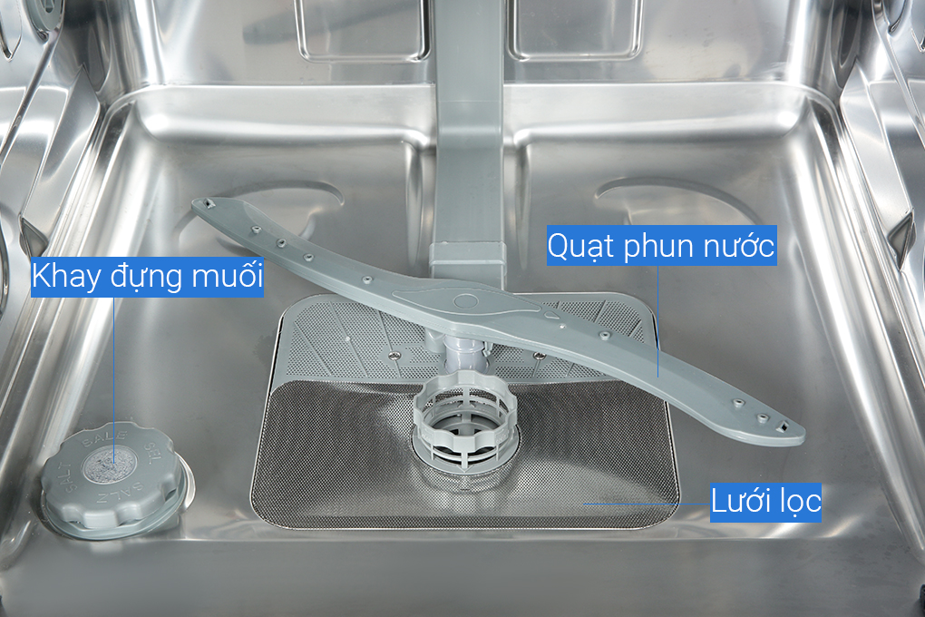 Máy rửa chén âm tủ Hafele HDW-FI60AB (538.21.330) Màu Xám