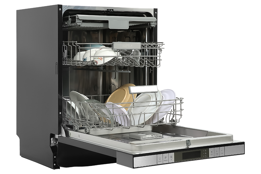 Máy rửa chén bán âm Hafele HDW-SI60AB (538.21.320) Màu Đen
