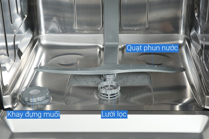 Máy rửa chén bán âm Hafele HDW-SI60AB (538.21.320) Màu Đen