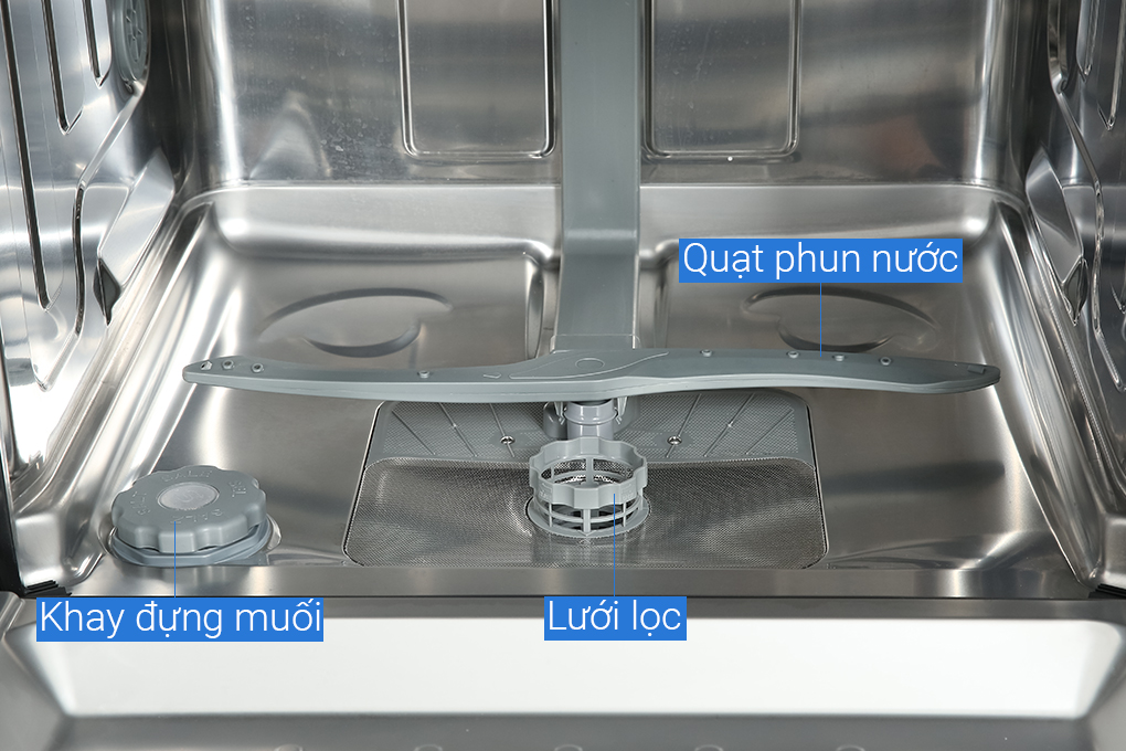 Máy rửa chén bán âm Hafele HDW-SI60AB (538.21.320) Màu Đen