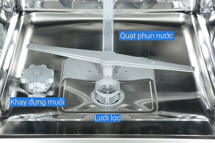 Máy rửa chén bán âm Hafele HDW-HI60B (533.23.210) Màu Đen