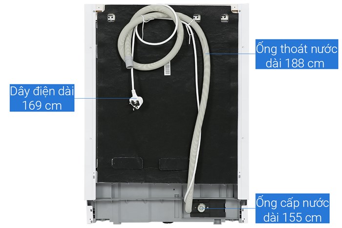 Máy rửa bát âm tủ Hafele HDW-FI60D (533.23.320) Màu Xám