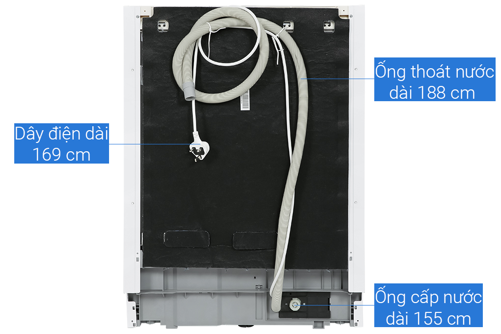 Máy rửa chén âm tủ Hafele HDW-FI60D (533.23.320) Màu Xám