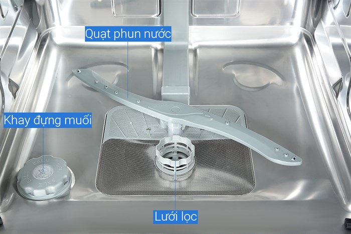 Máy rửa bát âm tủ Hafele HDW-FI60D (533.23.320) Màu Xám