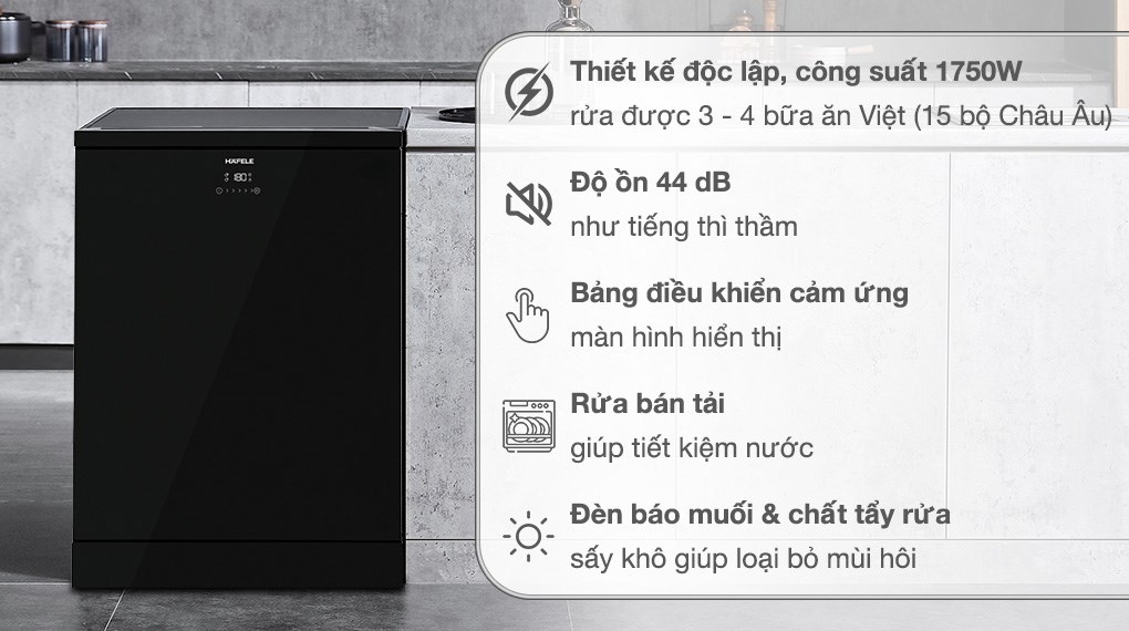 Máy rửa chén độc lập Hafele HDW-F60F (533.23.310)