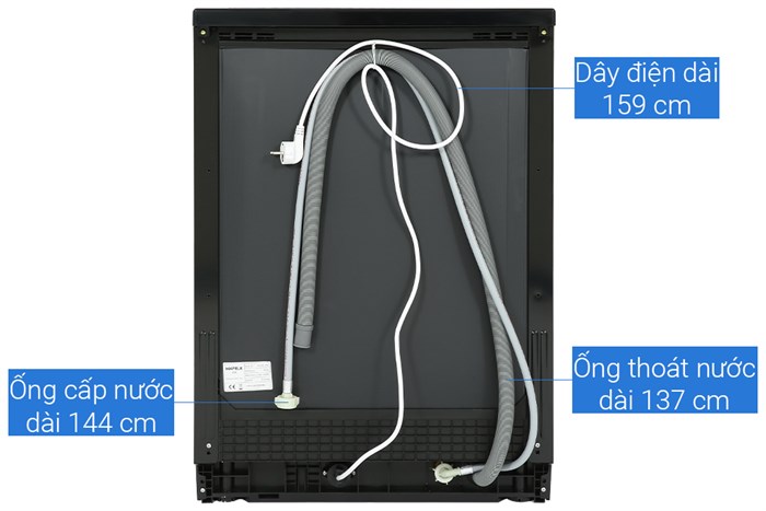 Máy rửa chén độc lập Hafele HDW-F60EB (538.21.310) Màu Đen