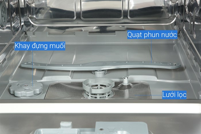 Máy rửa bát mini Hafele HDW-T50B (539.20.600) Màu Trắng - Bạc