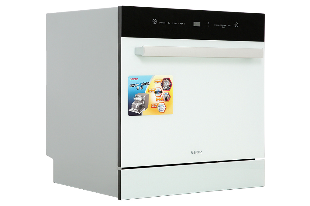 Máy rửa bát mini Galanz W8A2Q1-0E1(W) Màu Trắng