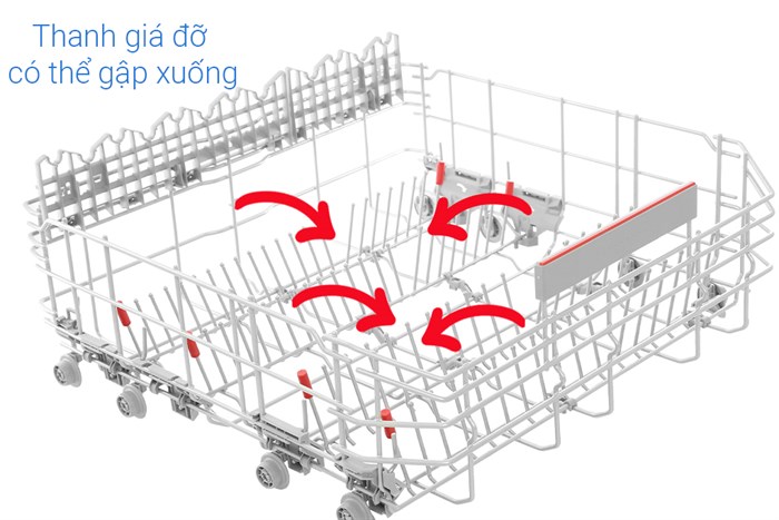 Máy rửa chén độc lập Bosch SMS6ZCI08E Màu Bạc Inox