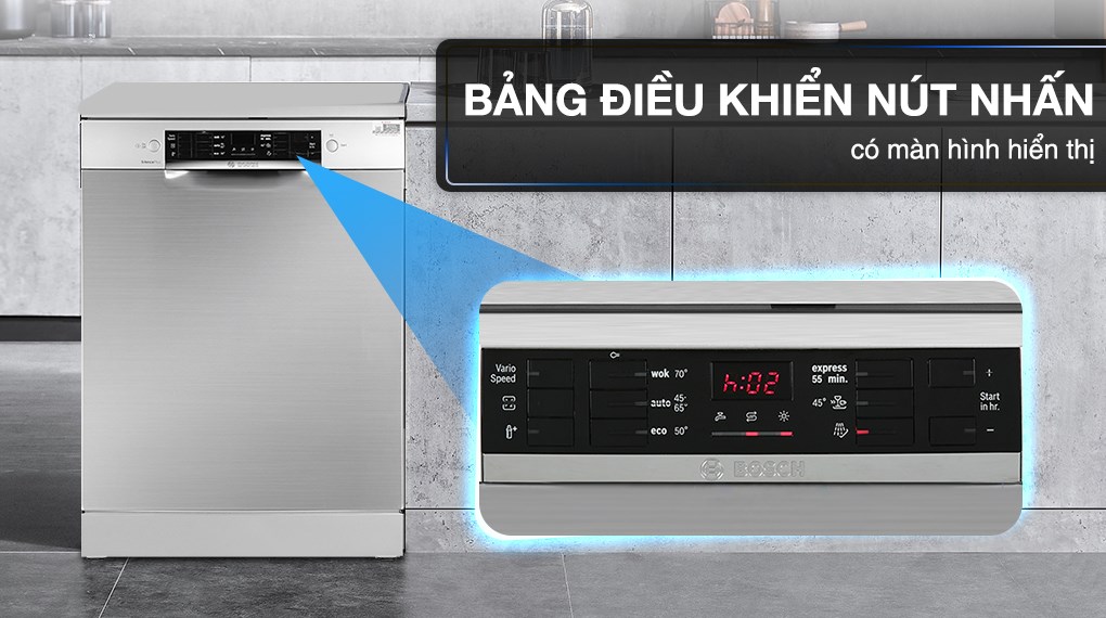 Máy rửa chén độc lập Bosch SMS46GI01P TGB