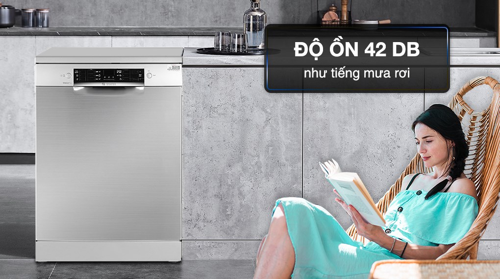 Máy rửa chén độc lập Bosch SMS46GI01P TGB