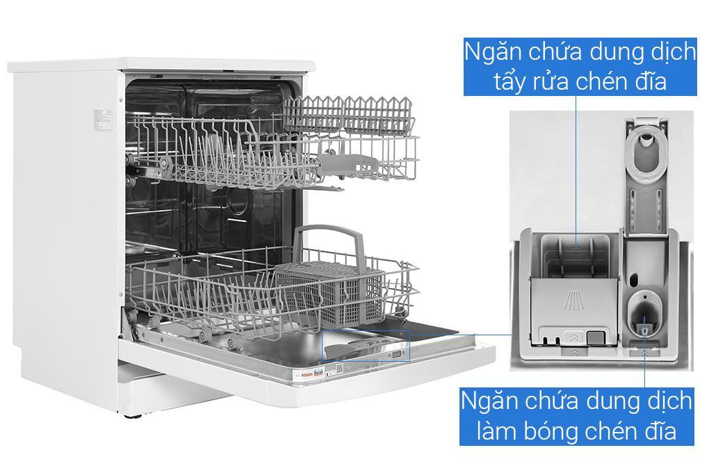 Máy rửa chén độc lập Bosch SMS2ITW04E TGB Màu Trắng